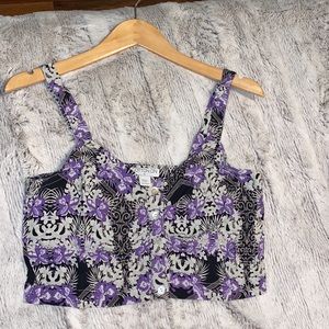 Purple “Cotton On” Crop top